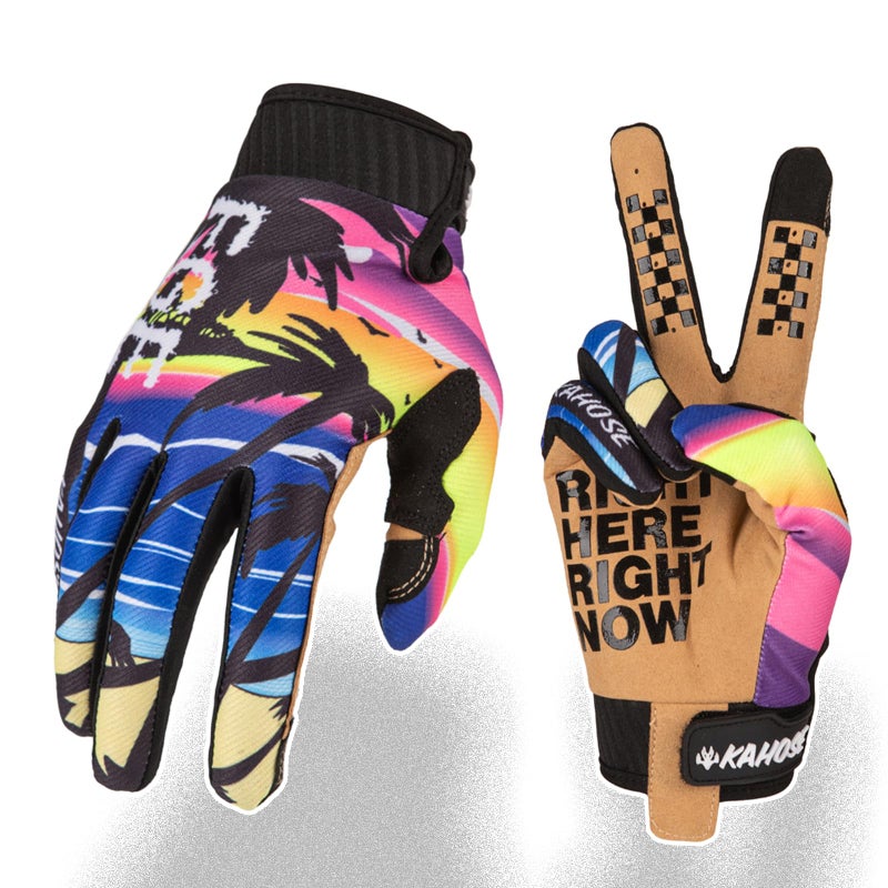 FASTGOOSE SkeletonPaw Motorcycle Gloves for MenWomenCycling Glove Breathable Dirtbike Glove for ATV MTB Motocross Racing Yellow0002 Medium - Image 2