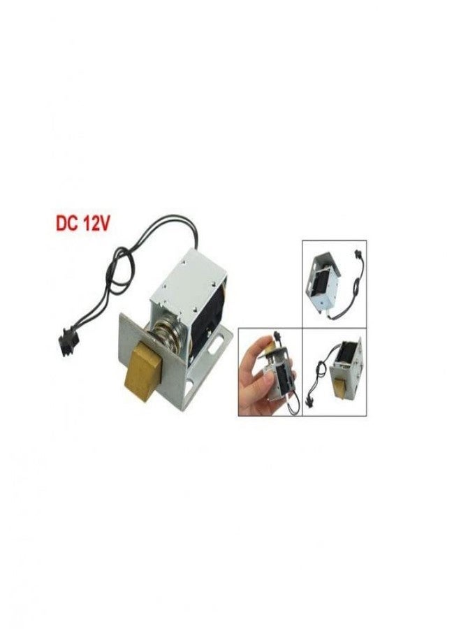 ريس 52 REES52 1240L-12E07 DC 12V 20.6W 5mm Strock 1kg قفل باب كهربائي من نوع الإطار، يعمل بملف لولبي، يثبت الباب مفتوحًا - Image 2