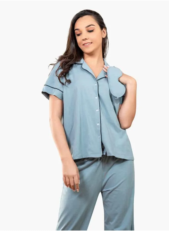 Aadaraya Ss Classic Lpj Set With Eyemask For Female