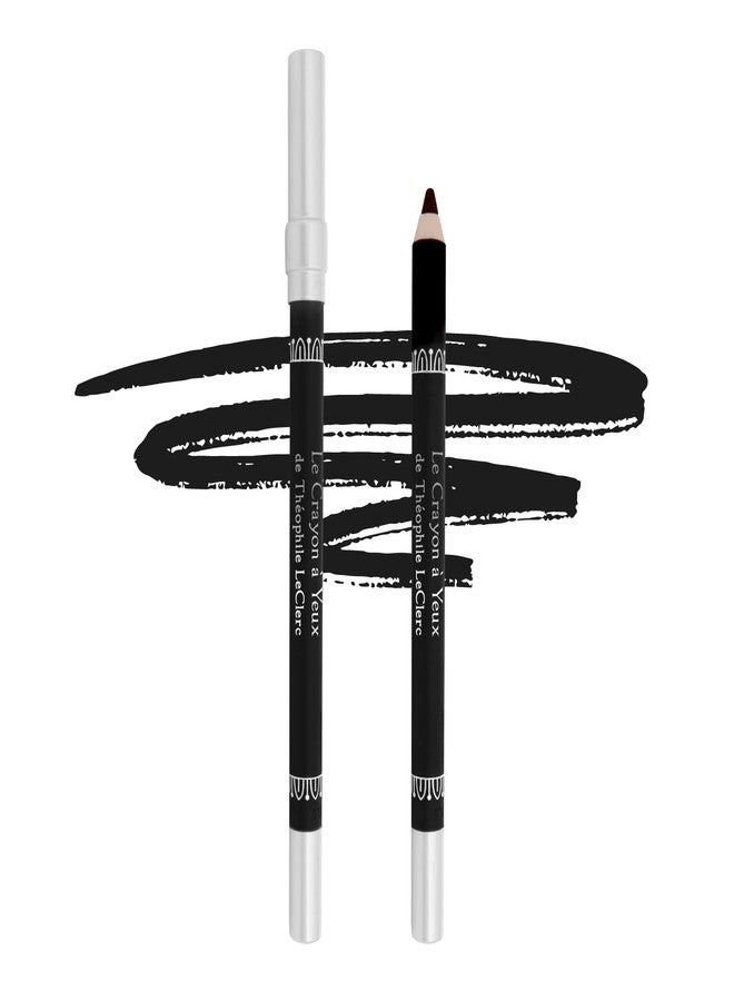 T. LeClerc Eyeliner Pencil - Long Lasting Precision Sharp Tip Eye Pencil for Water Line & Lash Line Use as Highlighter, Concelear, Under Eye Smudge Proof Smokey Eye Makeup Easy to Color (Noir Onyx) - Image 1