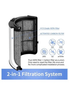 Generic 360° Combi Glass HEPA and Carbon Replacement Filter (TP/HP-04/06/07/09, PH03) 360° Combi Glass Multicolour  - Image 3