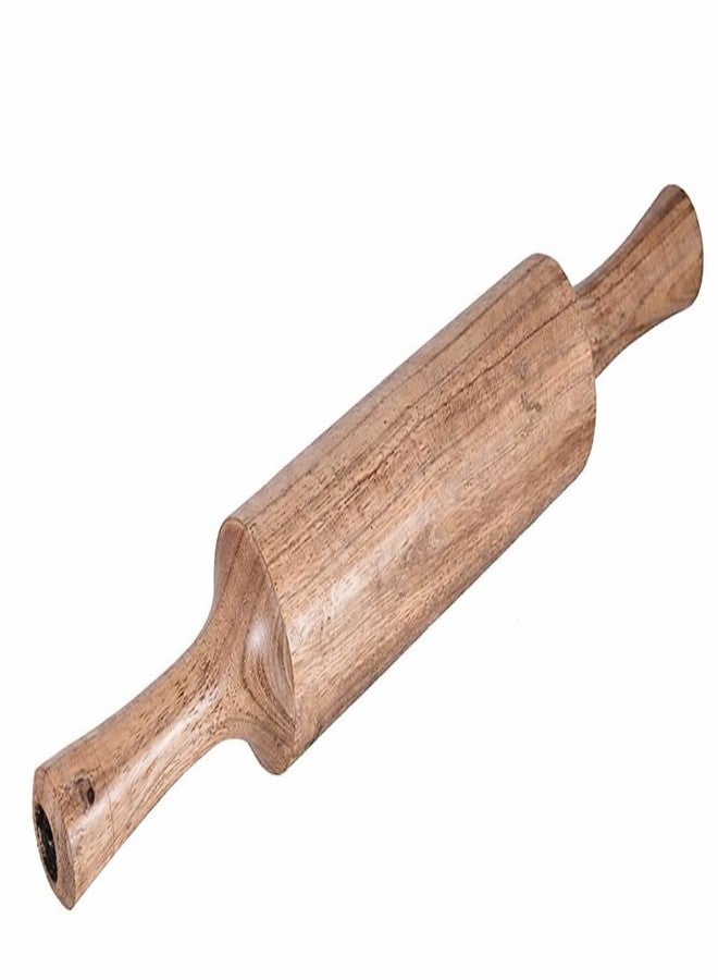 Shopsidex chakla belan roti Maker Combo Pack of 2 PLY Chakla 10 in Wooden Belan 12 in Size/Rolling Pin/Roti chakla (Wooden chakla Belan Set) - Image 5