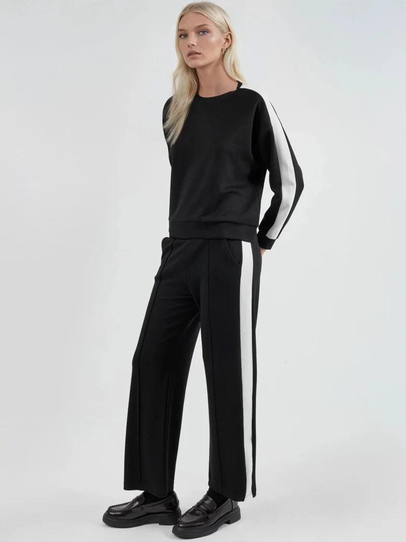 HICCUP Modal Touch Regular Fit Sweatshirt & Pants Set Bersan Collection