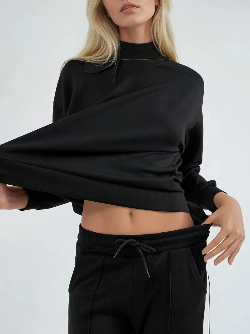 HICCUP Modal Touch Regular Fit Sweatshirt & Pants Set Bersan Collection