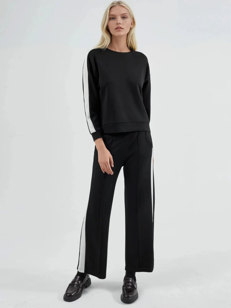 HICCUP Modal Touch Regular Fit Sweatshirt & Pants Set Bersan Collection