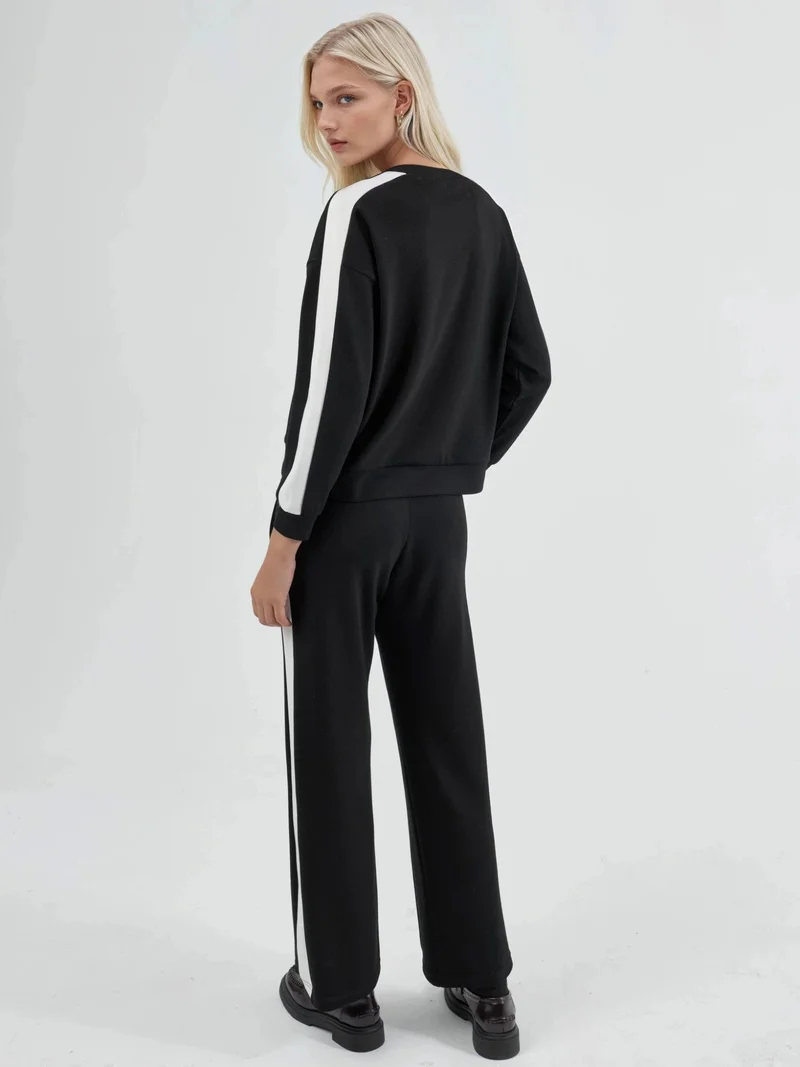 HICCUP Modal Touch Regular Fit Sweatshirt & Pants Set Bersan Collection