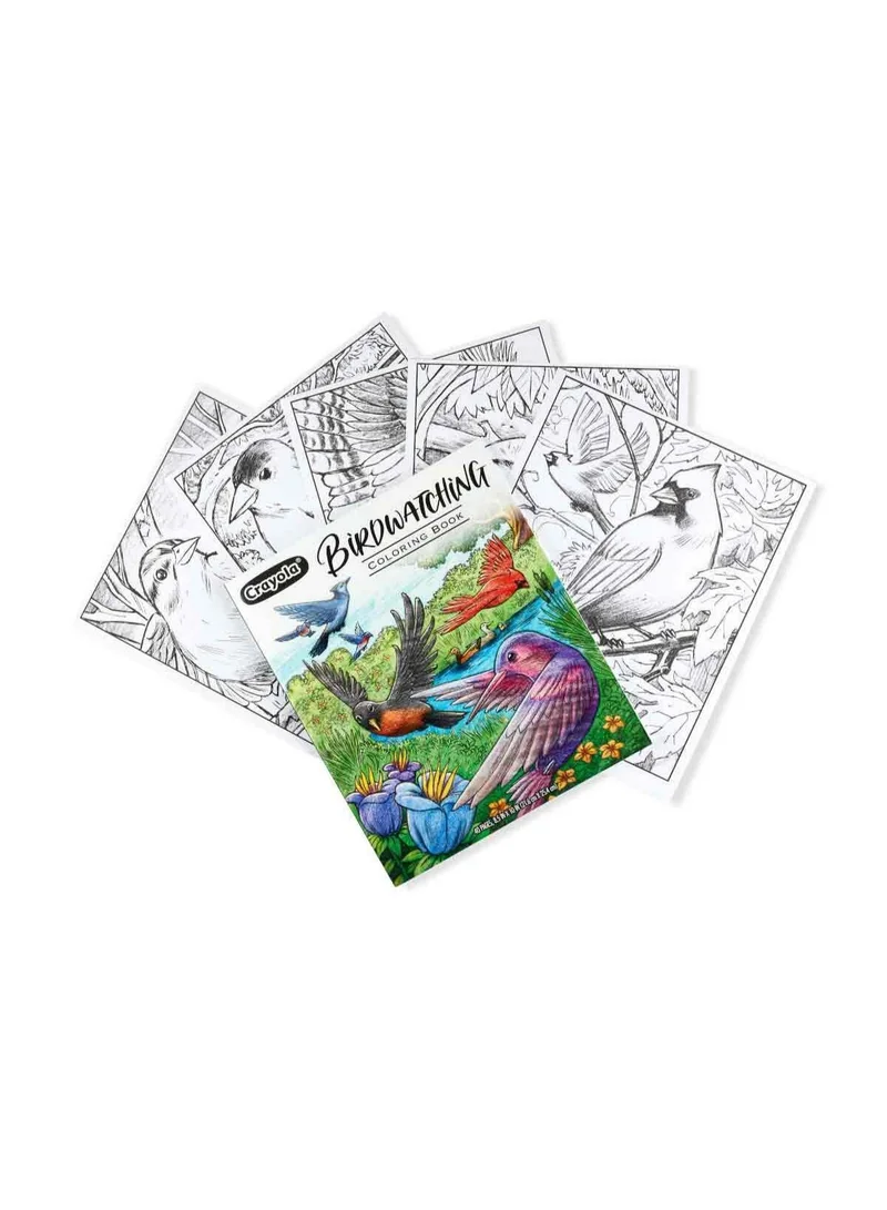 كرايولا 40-Page Coloring Book, Bird Watching