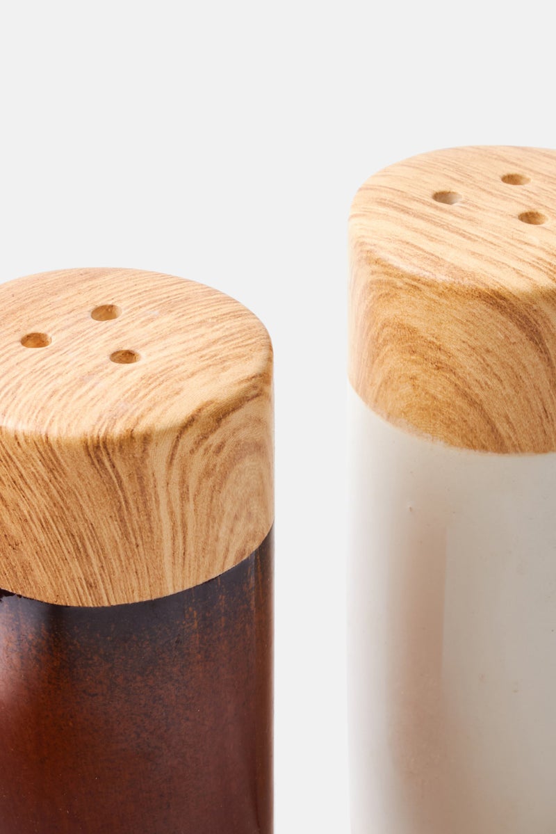 Muy Mucho Salt And Pepper Shaker Pack, Brown - Image 3