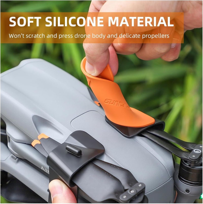Propeller Holder for DJI Air 3 Accessories, Propeller Guard Strap for DJI Air 3 Propellers, Propeller Protector Stabilizer and Fixator - Image 3