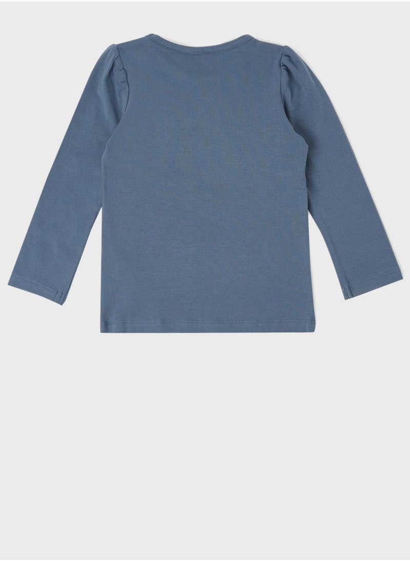 NAME IT - Kids Pony Print Top - Image 1