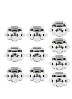 Y&D 10 PCS Push Button Latch Cabinet Door Catch Keyless Cupboard Locks for RV Yachts Motorhome Camper Caravan  - Image 1