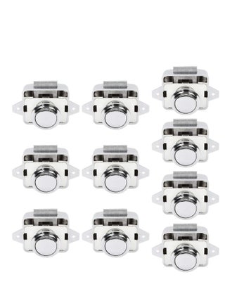 10 PCS Push Button Latch Cabinet Door Catch Keyless Cupboard Locks for RV Yachts Motorhome Camper Caravan - pzsku/ZAECDAC2BC2F3CE78A0F1Z/45/_/1700734728/906101cc-5d6e-4422-8576-6f64b6c19003