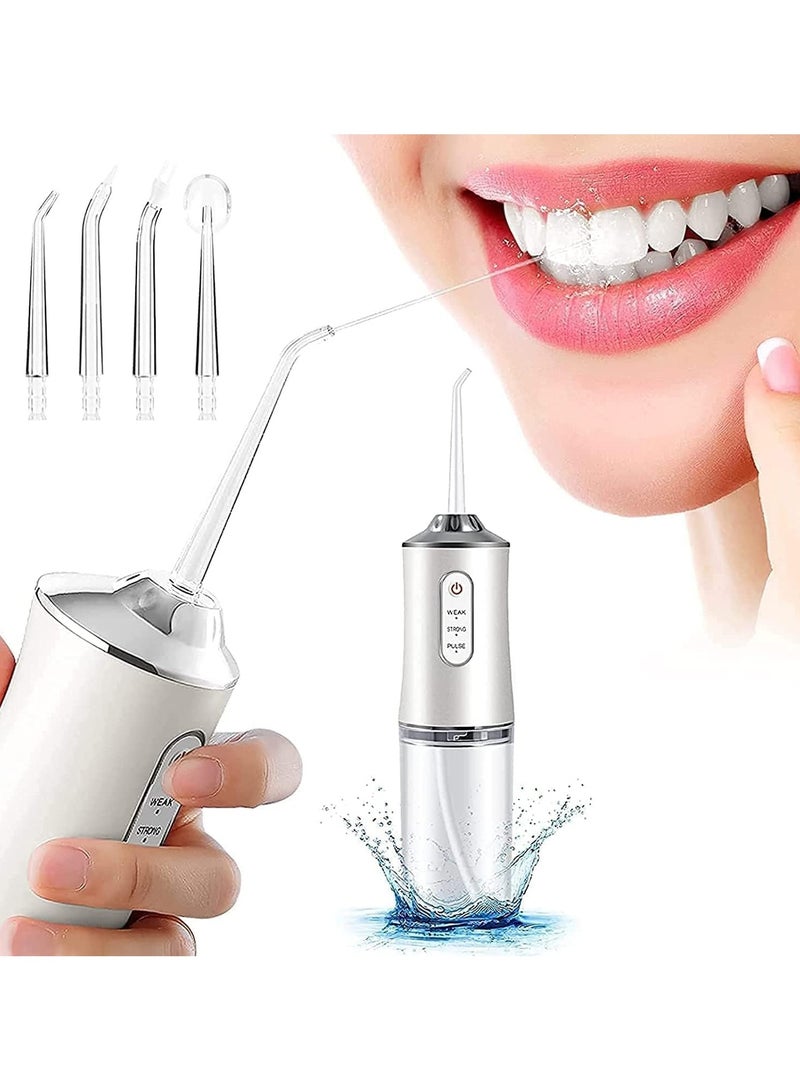 REBENUO Water Flosser Cordless, Dental Oral Irrigator, Portable and Rechargeable IPX7 Waterproof 3 Modes Water Flosser with Cleanable Water Tank for Home and Travel, Braces & Bridges Care - Image 4
