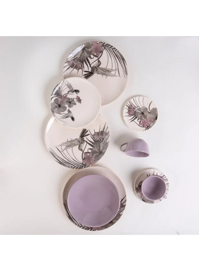 Nice Store Elegant 20-Piece Porcelain Dinner Set – Service for 4 | Premium Floori Porcelain, Durable, Modern Design – Perfect for Family Meals & Special Occasions - Image 1