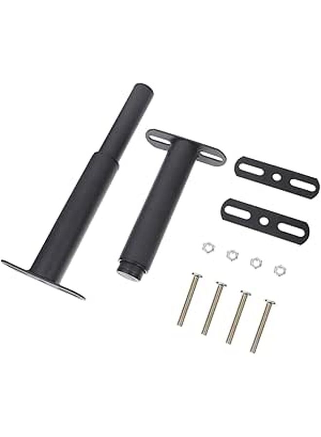 Adjustable Bed Frame Support Legs Heavy Duty Iron Furniture Feet Black - Image 1