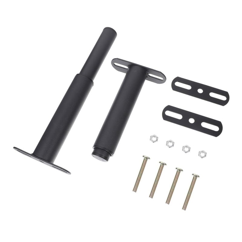Adjustable Bed Frame Support Legs Heavy Duty Iron Furniture Feet Black - Image 2