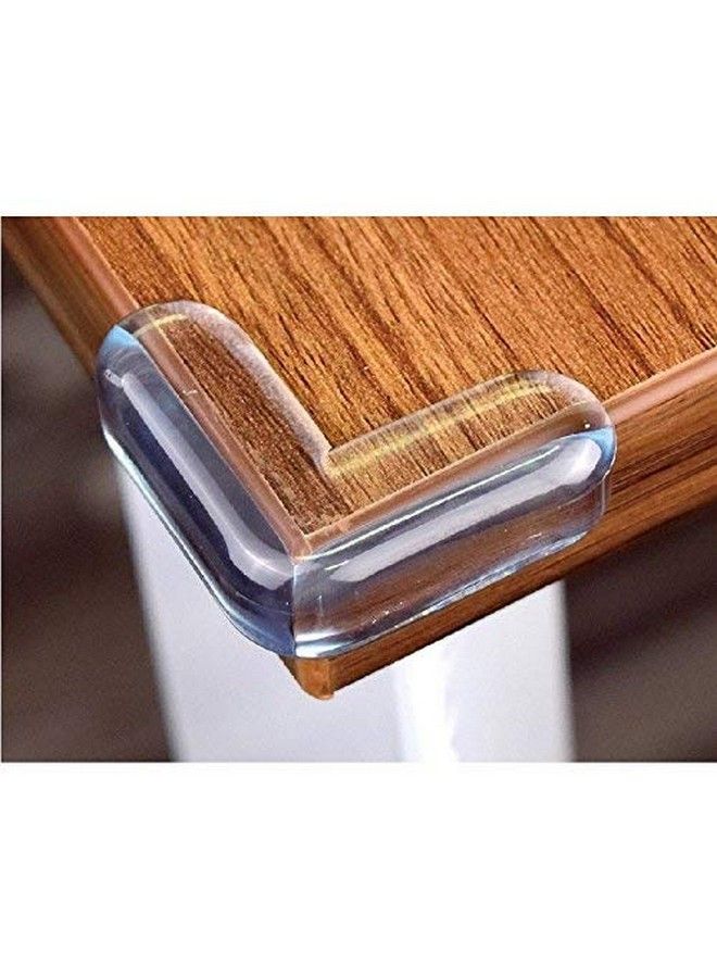 JAPP Transparent Pvc Corner Edge Guards Protector (Pack Of 4) - Image 1