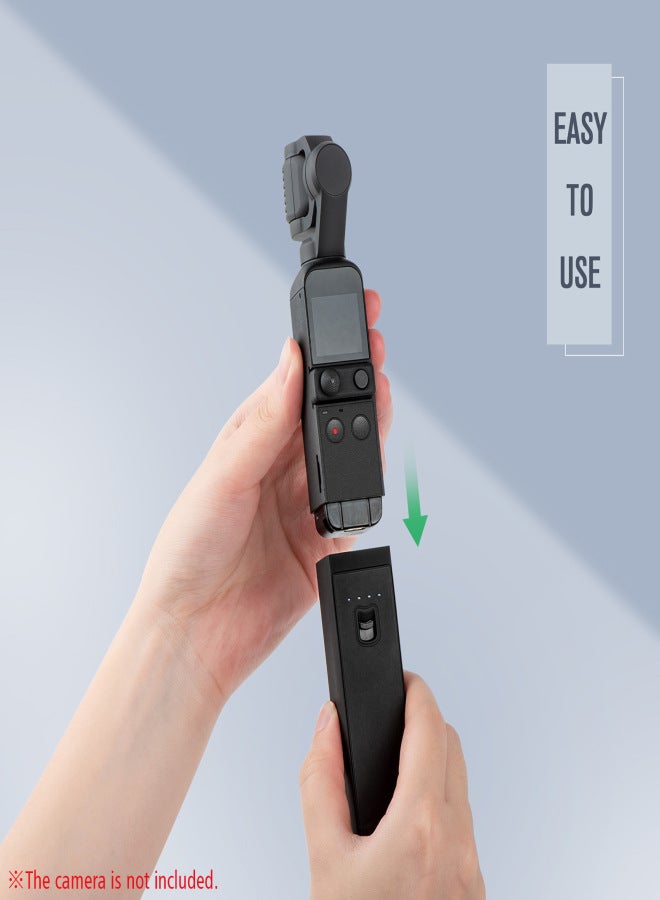 ستارت آر سي شاحن محمول مطور سريع الشحن، مزود بقضيب تمديد لكاميرا محمولة، وحافظة شحن سهلة التركيب والاستخدام مع فتحة لولبية مقاس 1/4 بوصة، بديل لكاميرا DJI Pocket 2 - Image 4