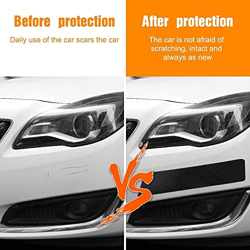 Bennort High Gloss Carbon Fiber Black Anti Scratch Tape for Car Door, Edge, Entry Guard, Front and Rear Bumper Protector Strip, Carbon Fibre Car Door Sill Protector Film Tape (2inch X 5m) - Image 3