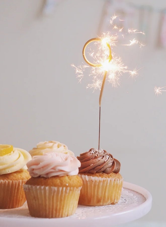 Wondercandle Gold Sparkler Candle - Number 9 - Image 2