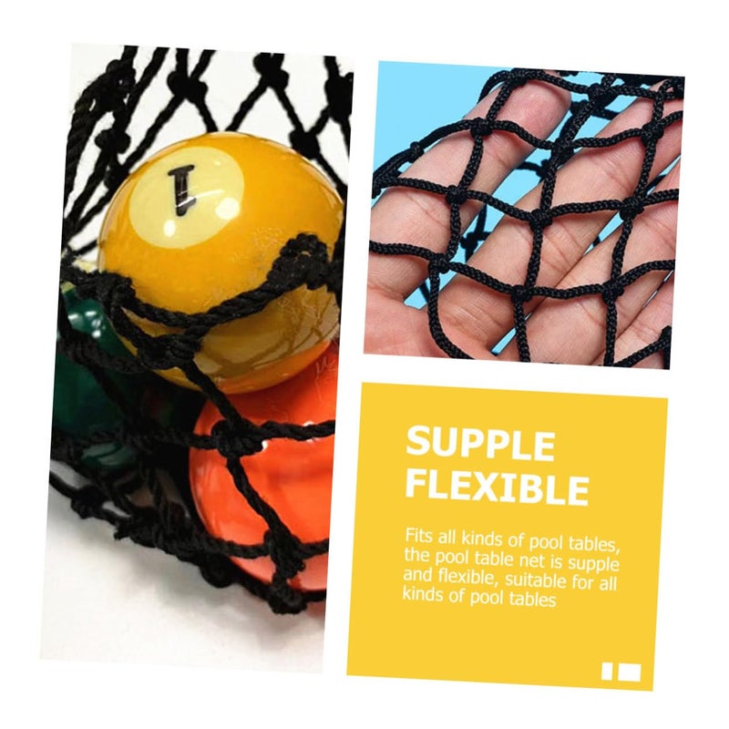 6Pcs Cotton Pool Table Billiard Net Bags Durable Storage Holders for Billiards - Image 4