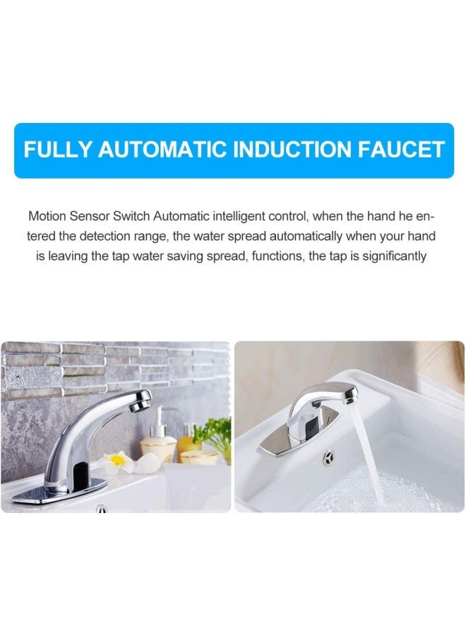 Induction Water Faucet, Automatic Infrared Water Tap, Sensor Faucet for Kitchen Bathroom Sink with Control Box - Image 3
