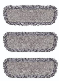 dreamons link Microfiber Spray Mop Replacement heads Fix for Deerma Spray Mop for Wet/Dry Mops,3 pcs Washable Flat Mop Head Pads Fits Most 11”-13” Hook and Loop(Velcro) Floor Mop  - Image 1