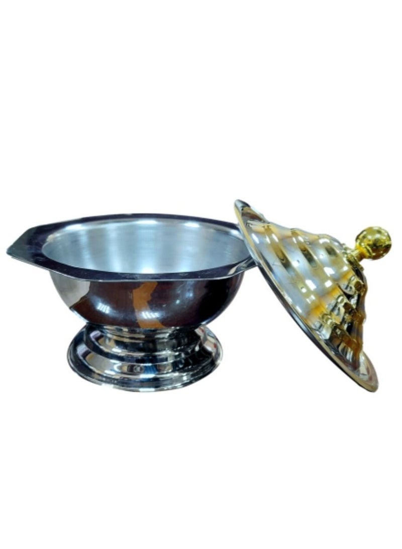 Jazz Large round ribbed golden tamriya - Image 2