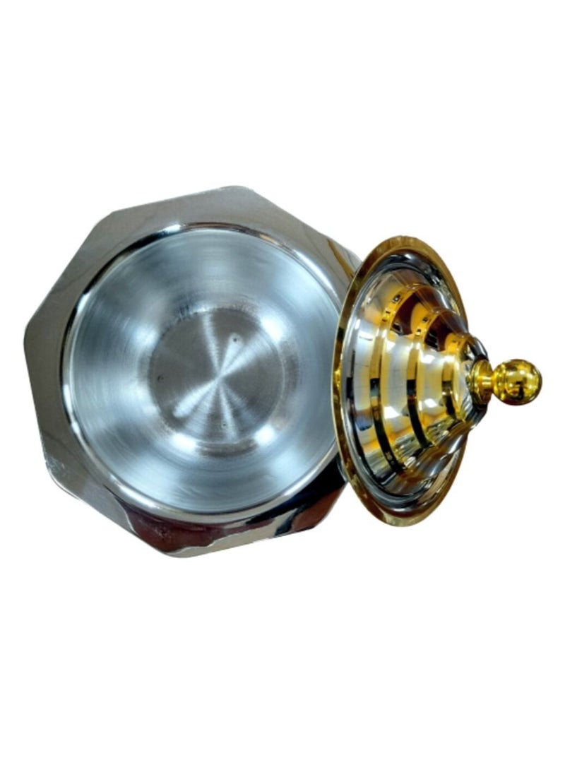 Jazz Large round ribbed golden tamriya - Image 4