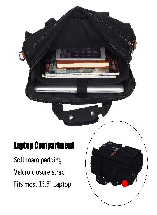 Hynes Eagle Veegul Multifunctional Canvas Laptop Bag 15.6 inch Black - pzsku/ZAECE5ED555FF51E5468CZ/45/_/1715861176/8c90ef9e-24f6-4eda-bddf-bdc94a5214f0