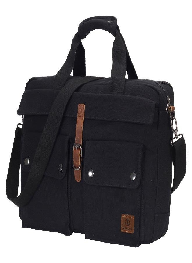 Hynes Eagle Veegul Multifunctional Canvas Laptop Bag 15.6 inch Black - pzsku/ZAECE5ED555FF51E5468CZ/45/_/1715861221/f1295e6c-2723-47fd-9fed-2965dd51978f