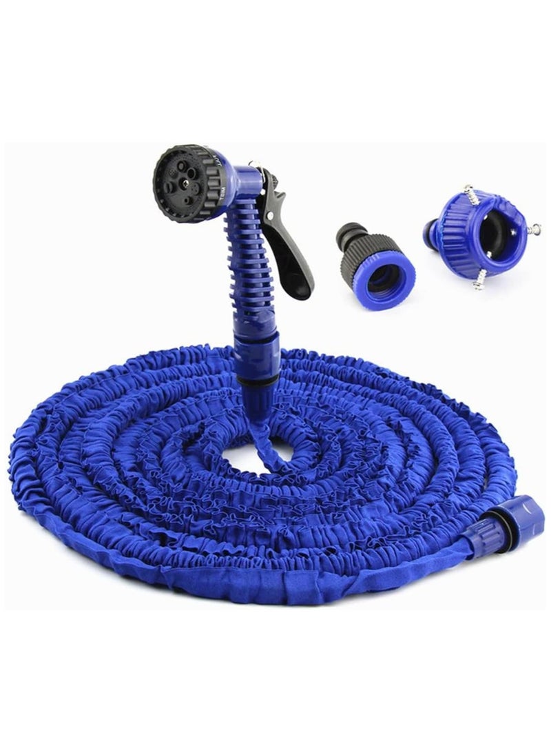 AROAQ Garden Hose Fittings Connectors Adapter Expandable Magic Flexible Water Hose Plastic Hoses Pipe With Spray Gun To Watering Car Wash Spray Repair Water Hose Connector ( 125 FT ) - Image 1
