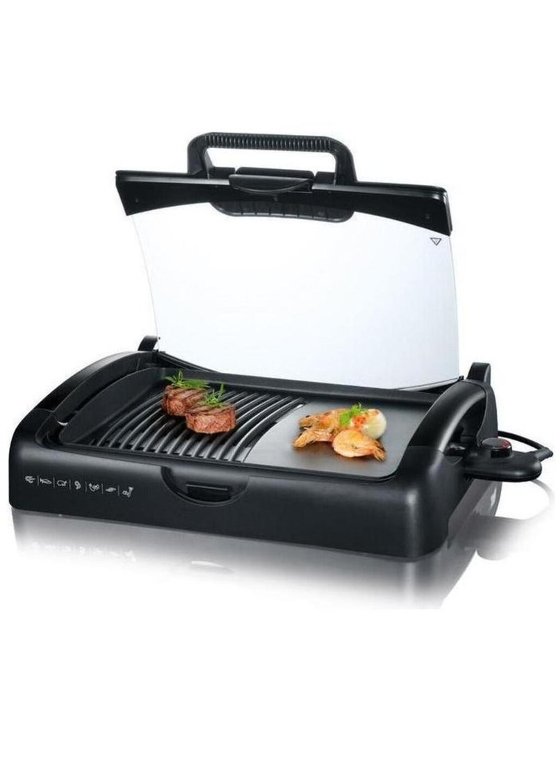 Severin Electric barbecue grill 2200w pg 8527 black/silver - Image 1