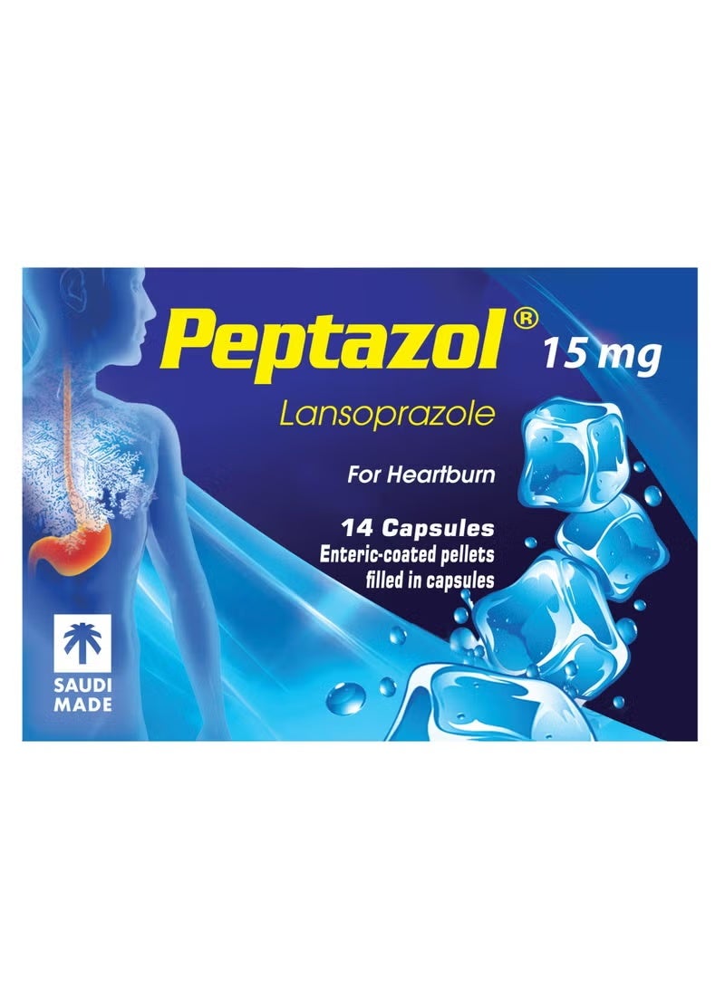 Peptazol 15 mg Capsule 14pcs - Image 1