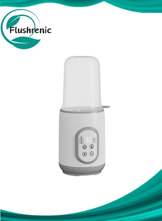 فلوشرينيك جهاز تسخين زجاجات الرضاعة، جهاز تعقيم زجاجات الرضاعة وتسخين الطعام سريع ومتعدد الاستخدامات مزود بتحكم ذكي في درجة الحرارة ومؤقت، مناسب لحليب الأم أو حليب الأطفال، مزود بوظائف تذويب الجليد والحفاظ على الدفء وتسخين برطمانات طعام الأطفال. - Image 1