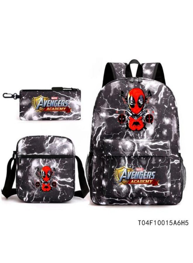 Animation style exquisite backpack, three-piece set combination, unique design and powerful storage - 32  - Image 1