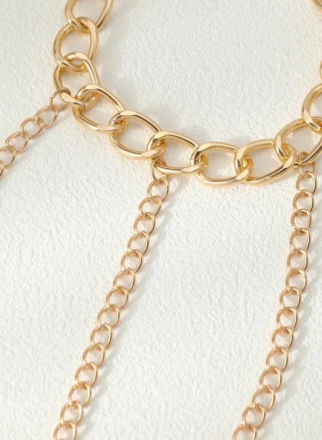 Take Two  Solid Chain-Like Anklet for Women | Best Price UAE