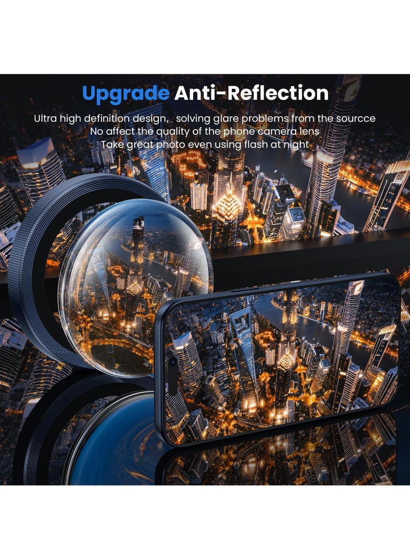 روك بو حامي عدسة الكاميرا للهاتف 17 برو / الهاتف 17 برو ماكس - [وضع التصوير الأصلي] حامي شاشة الكاميرا الزجاجية المقاومة للكاميرا المعدنية عالية الجودة لملحقات iPhone - Image 2