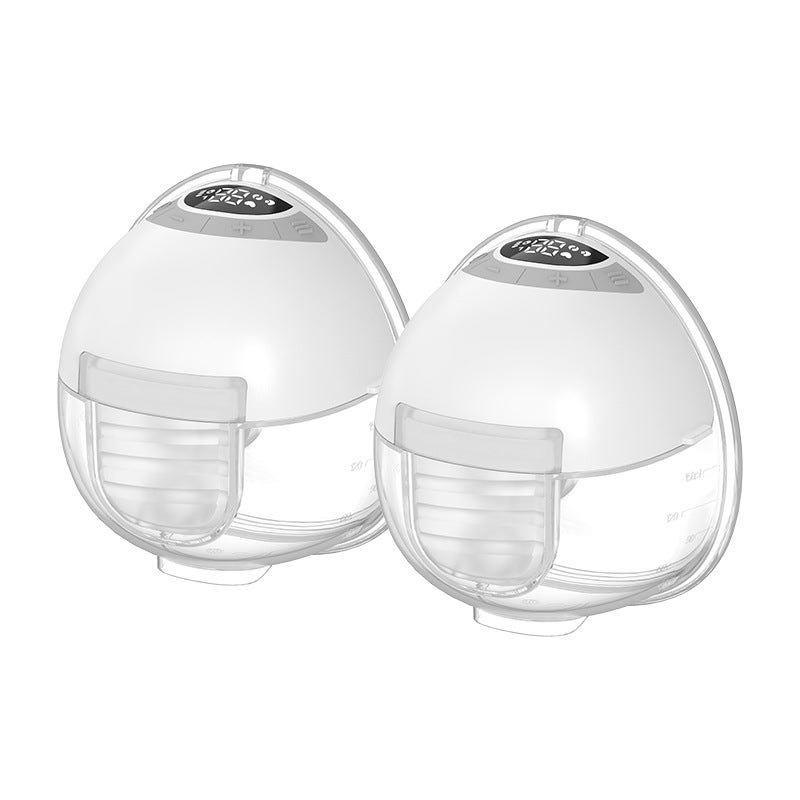 Handsfree Wearable Electric Breast Pump Integrated Large Suction Invisible Milking Machine Wireless Breast Pump - Image 1