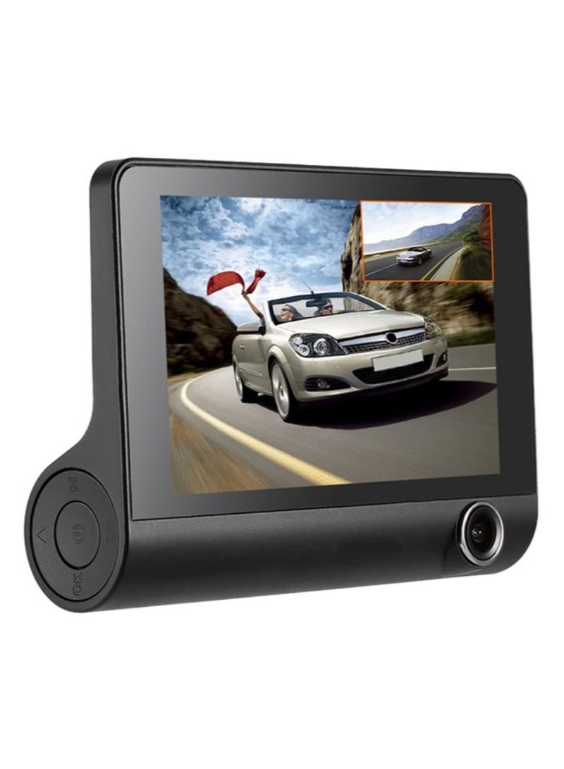 Three Lens Night Vision DVR Dash Car Camera - Image 3