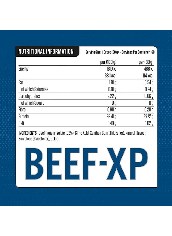 Applied Nutrition - Beef XP Clear Protein Isolate Blackcurrant Flavor 1.8 kg With Stainless Steel Protein Shaker (750 ml) - Image 1