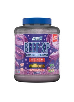 Beef XP Clear Protein Isolate Blackcurrant Flavor 1.8 kg With Stainless Steel Protein Shaker (750 ml)