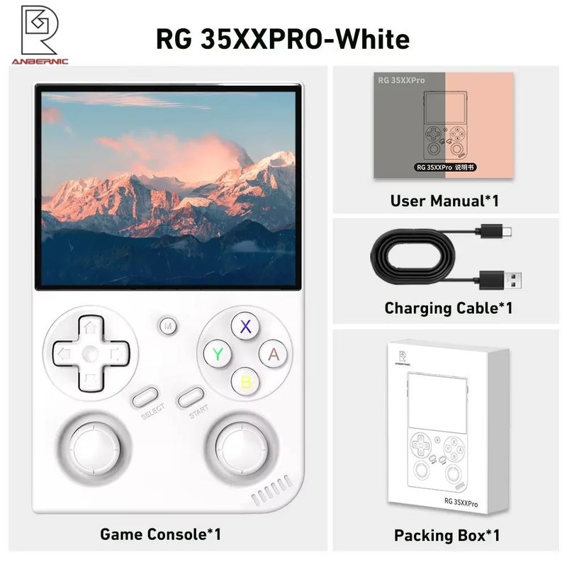 Anbernic Rg35xx Pro, White - Image 1