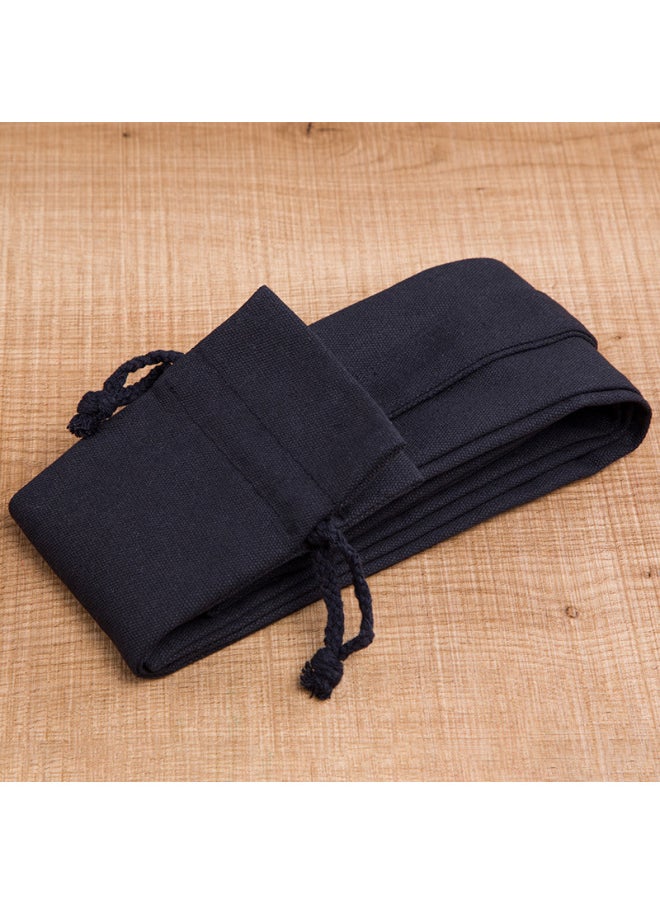 Yanqing Lightsaber Sword Bag Wooden Sword Sword Storage Bag Star Wars Laser Sword Sword Bag Premium Thickened Canvas Bag-Color:Black Sword Bag (long) Can Hold 110cm  - Image 1