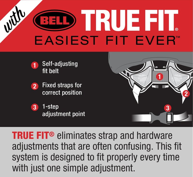 BELL Adult Silver Ti Fang Rig Helmet, Silver Titanium Fang (7107135) - Image 4