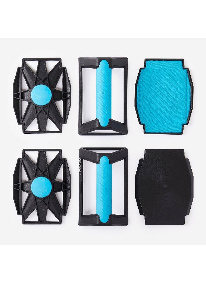 CORENGTH CORENGTH BY DECATHLON,4-In-1 Weight Training Push-Up & Slide Grips  - Image 2