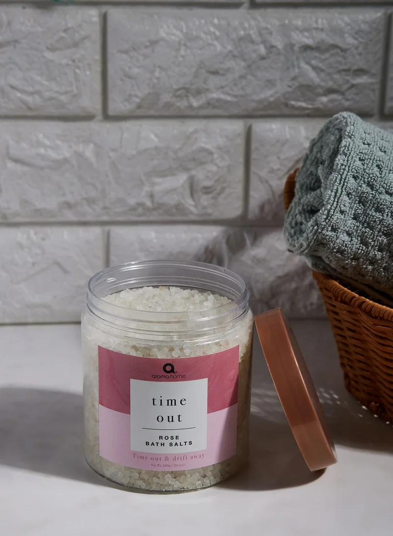 Aroma Home Time Out Rose Bath Salts