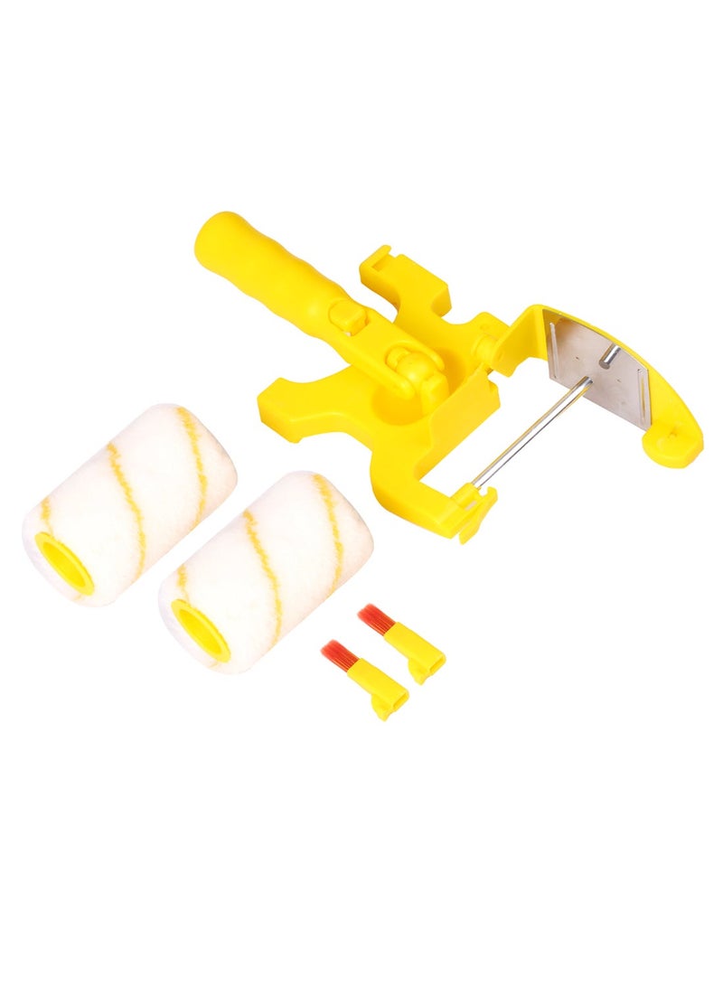 NIBEMINENT Wall Roller Painting Kit Yellow/White