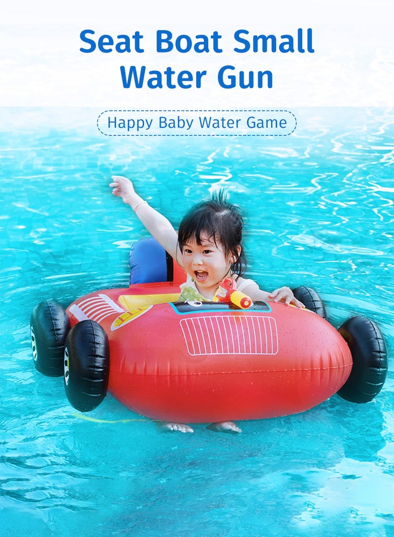موفانت عوامة سباحة قابلة للنفخ للأطفال، مسدس مائي، حلقة مقعد سيارة إطفاء، عوامة سباحة، لعبة مائية محمولة لحمام السباحة - Image 5