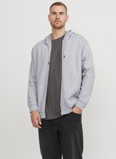 JACK & JONES Plus Size Zip Through Hoodie  - Image 1